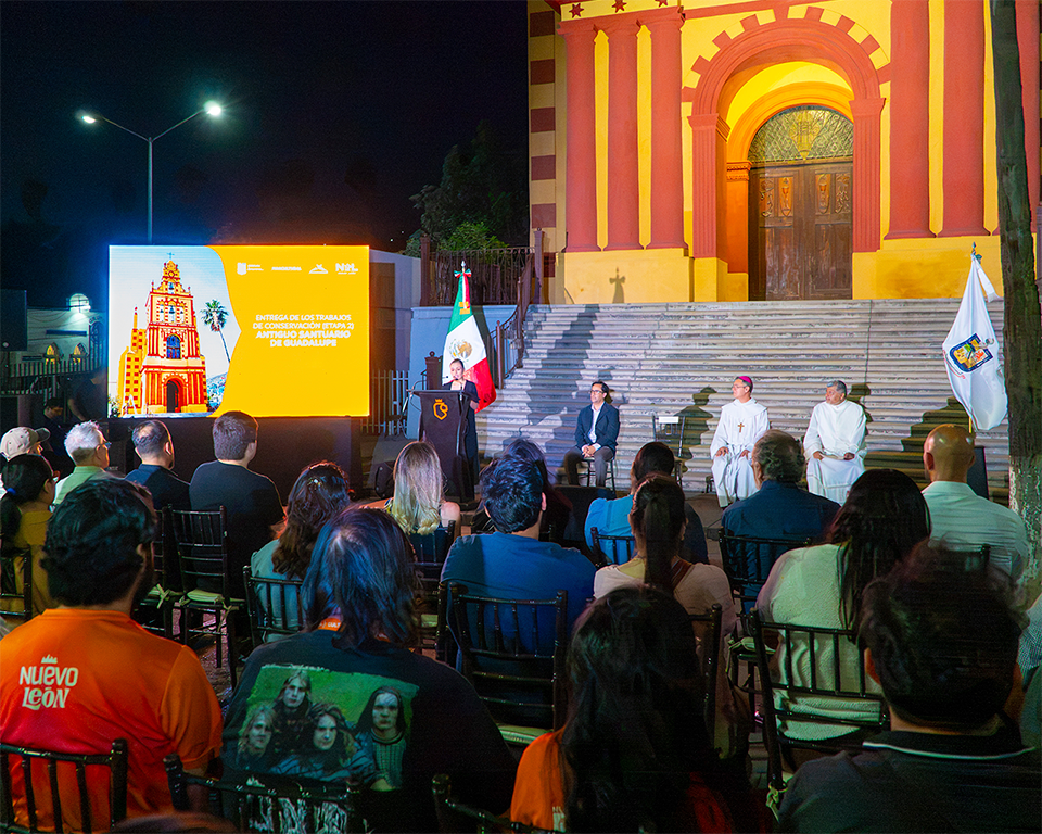 Entrega SC segunda etapa de restauración del antiguo Santuario de Guadalupe