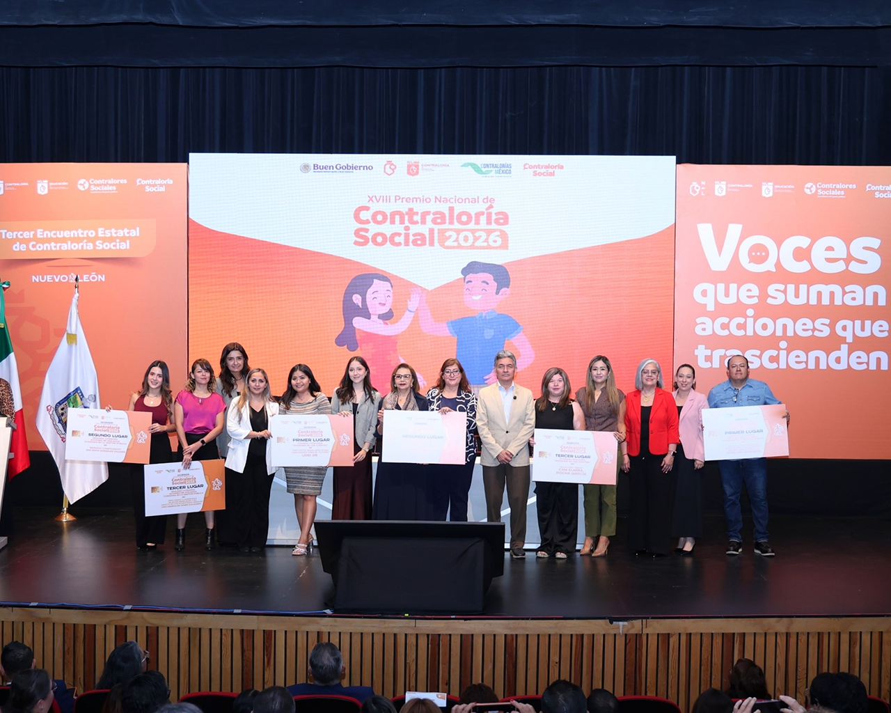 Reconocen en NL Proyectos Ciudadanos que promueven la vigilancia, la trascendencia y Participación Social