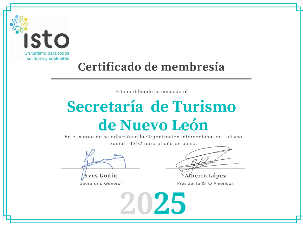 Membresía  ISTO