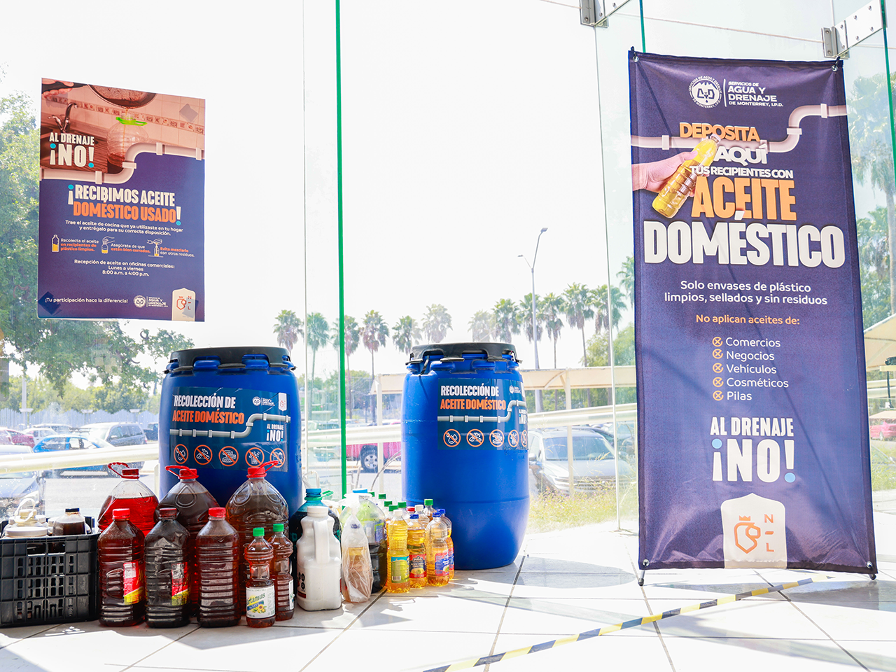 Suma campaña “Al Drenaje No” 900 litros de aceite doméstico a casi dos meses de su arranque