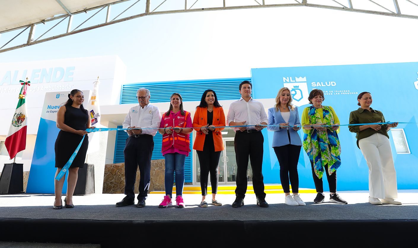 Inaugura Samuel García UNEME Allende para acercar servicios médicos gratuitos