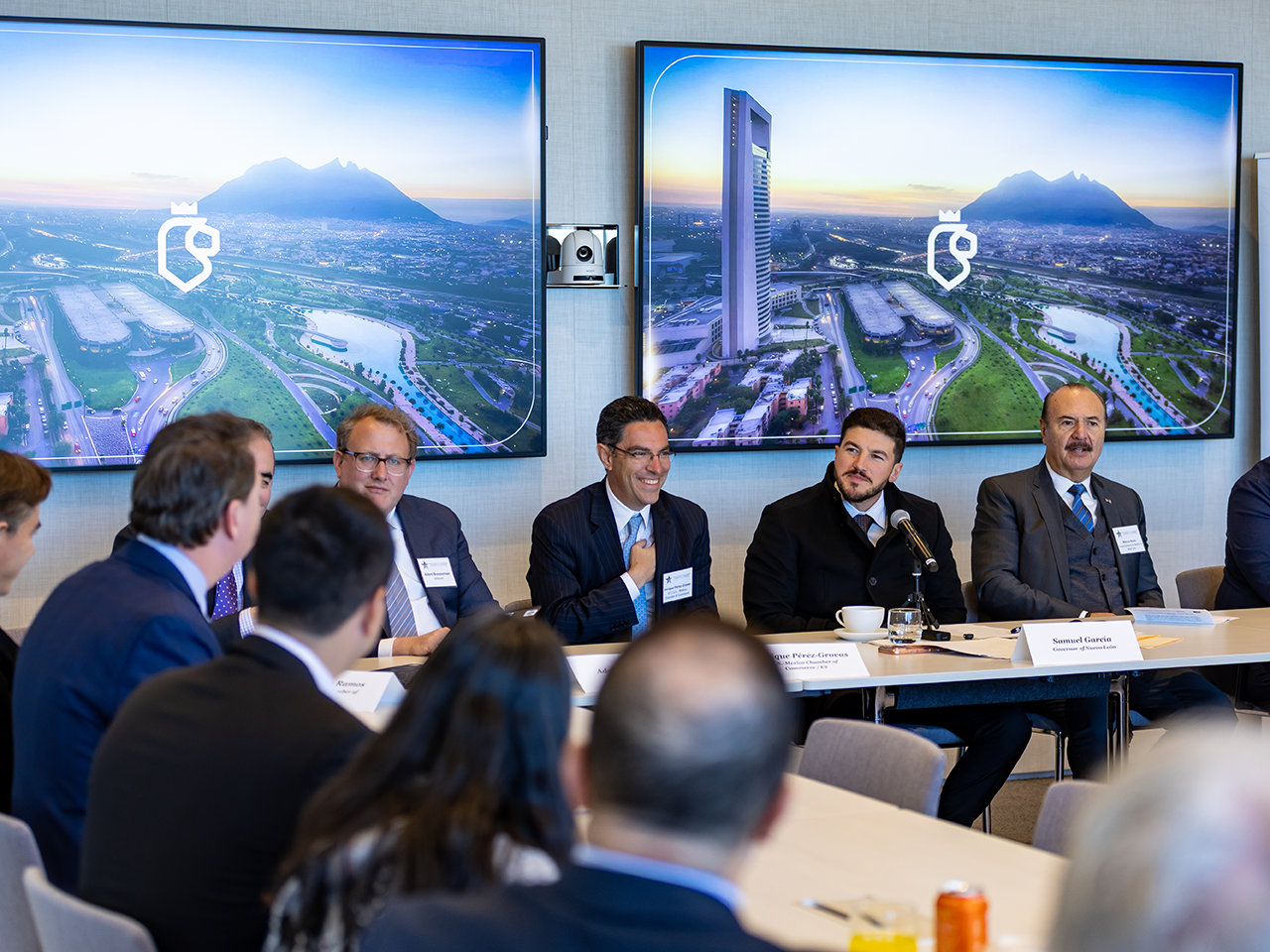 Lleva Gobernador ventajas de invertir en NL ante la Cámara de Comercio EU-México