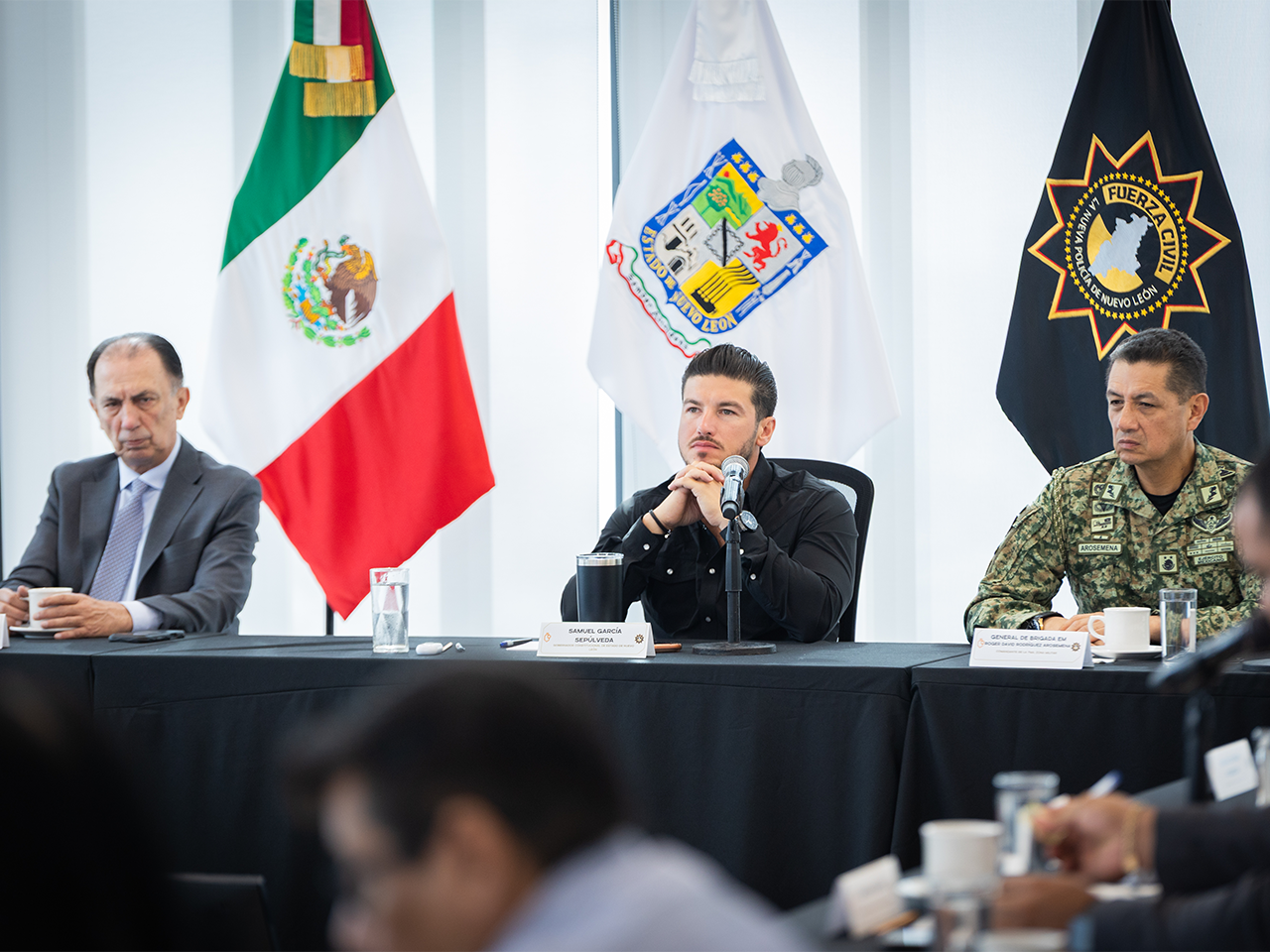 Samuel García llama a mantener a Nuevo León con instituciones de seguridad de primer mundo