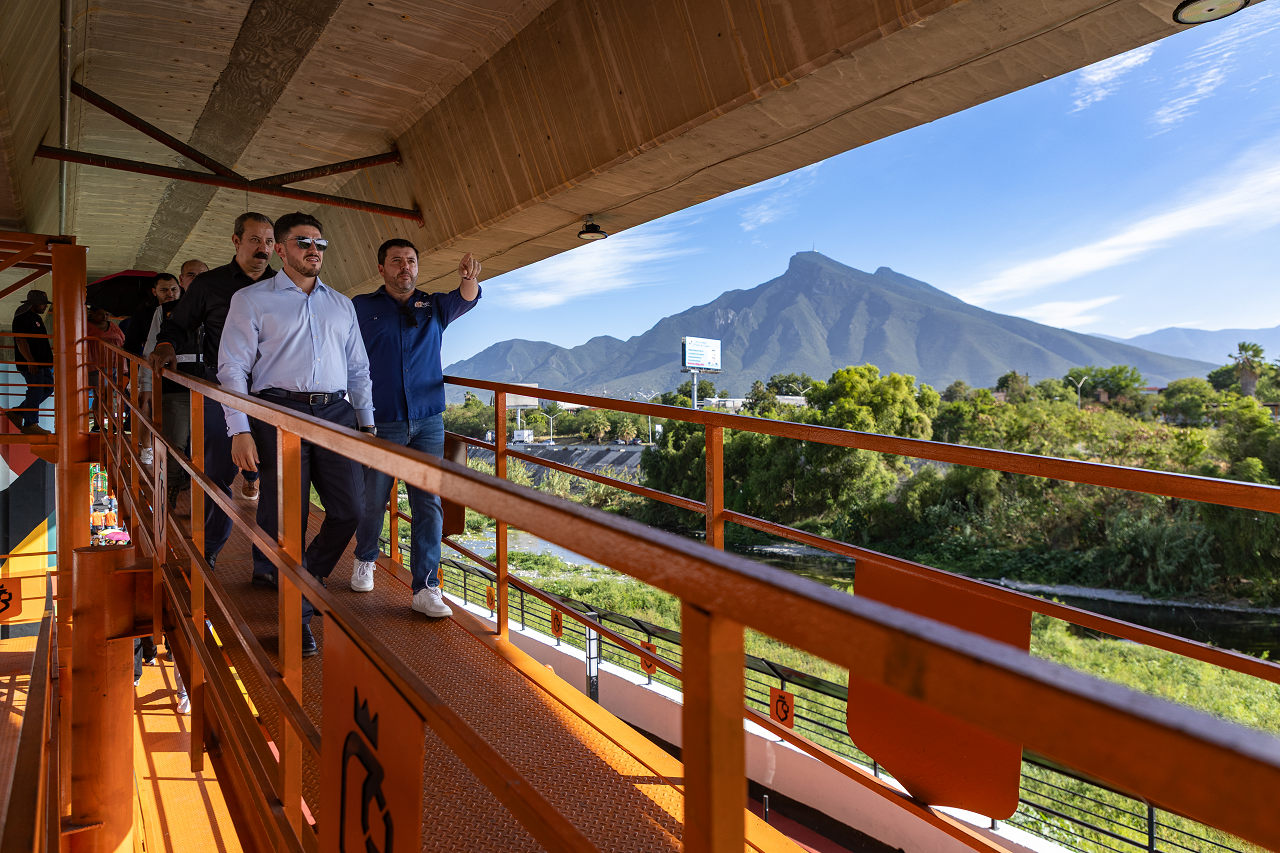 Promueve Samuel García movilidad sustentable con Parque Lineal bajo viaducto Miguel de la Madrid
