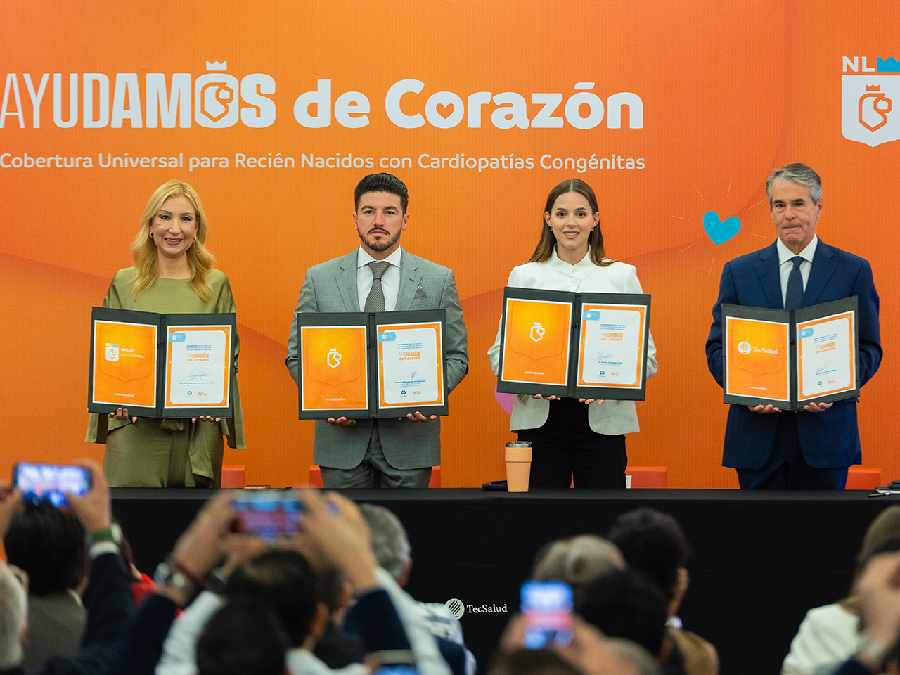 Lanzan Gobernador y TecSalud "Ayudamos de Corazón" para atender cardiopatías congénitas en recién nacidos