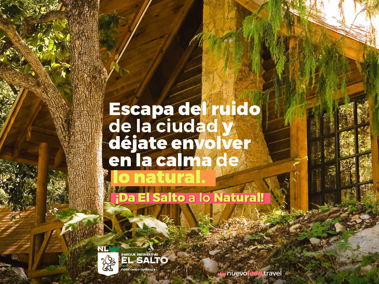 Escapa del ruido de la ciudad y déjate envolver en la calma de lo natural. ¡Da El Salto a lo natural!