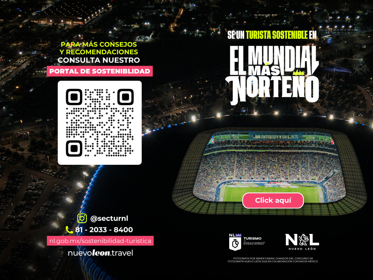 Sé un turista sostenible en el Mundial más Norteño. Consulta consejos y recomendaciones.