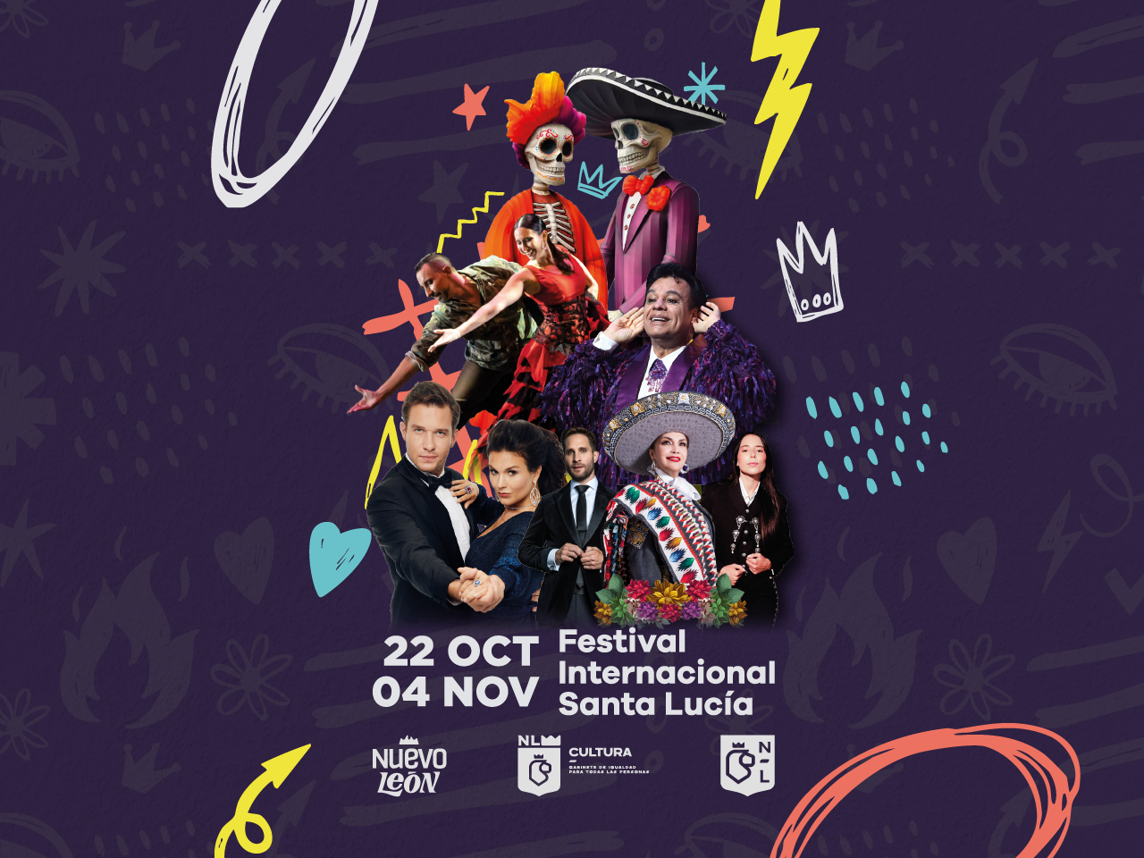 Festival Internacional Santa Lucía del 22 de octubre al 4 de noviembre.