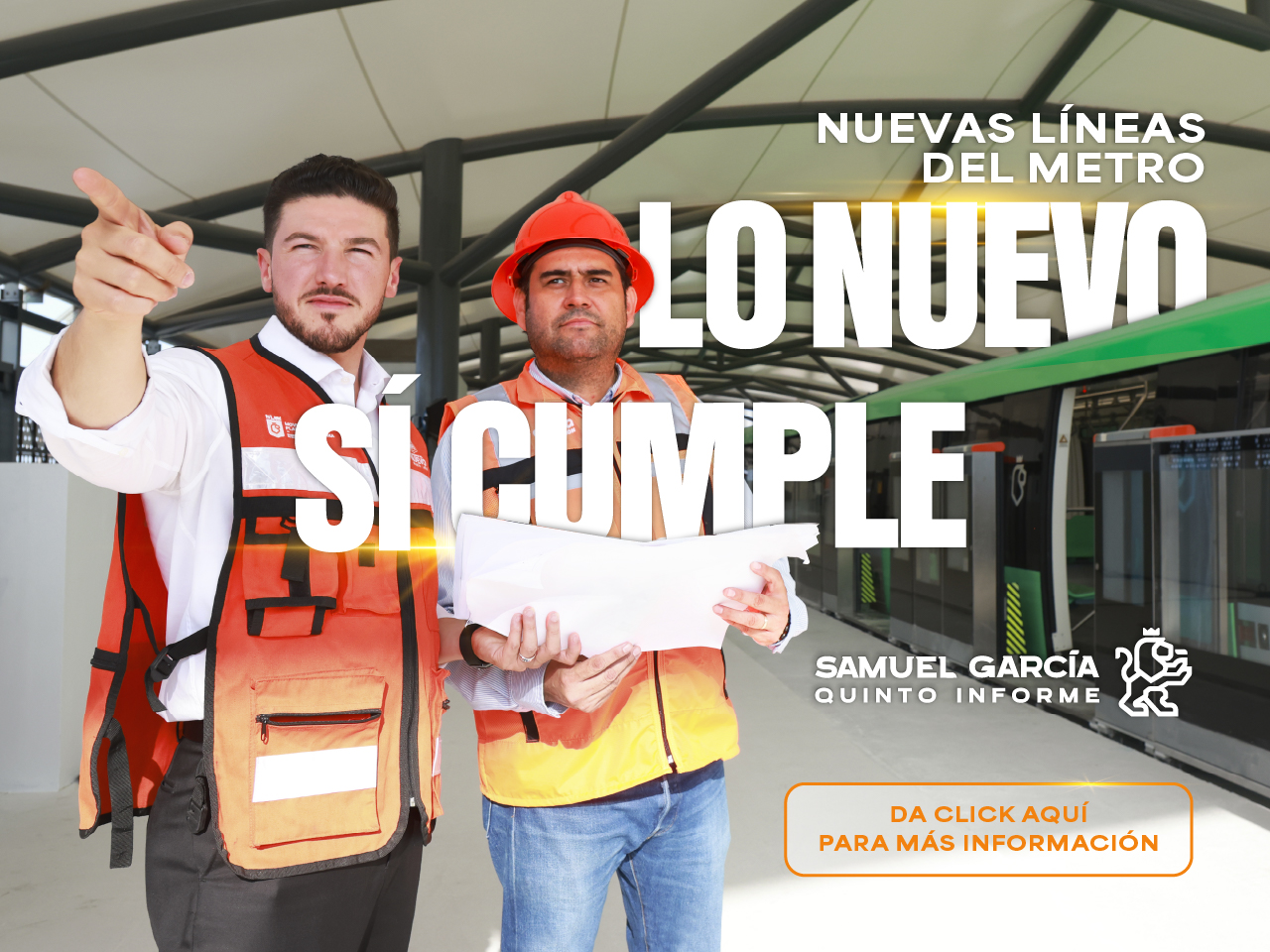 Nuevas línea del Metro. Lo Nuevo si cumple.