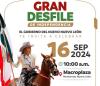 Invita Gobierno de NL a Gran Desfile de Independencia
